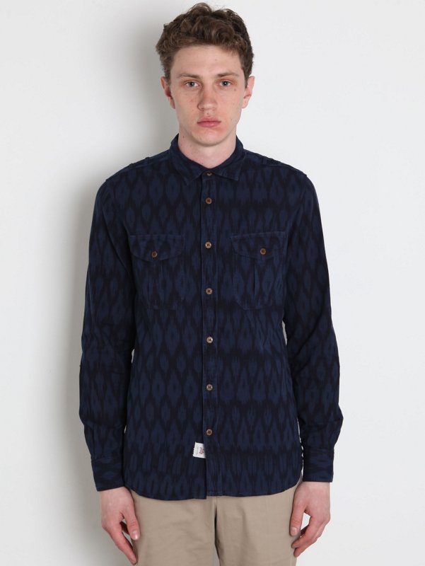 Woolrich Men's Ikat Military Shirt