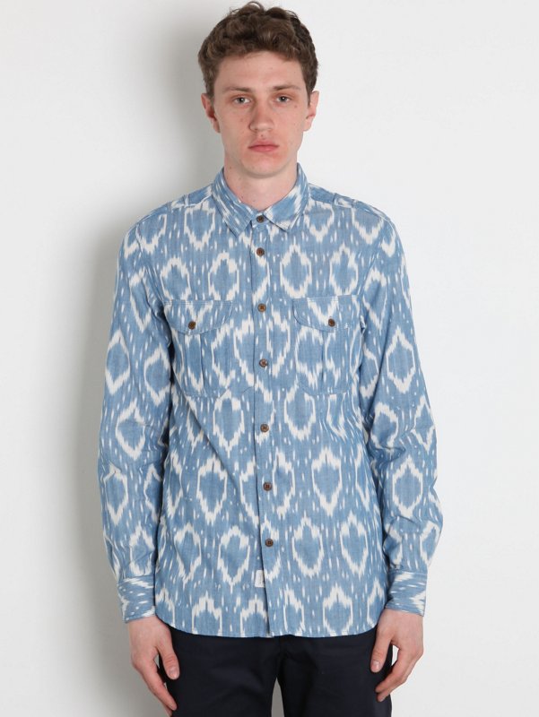 Woolrich Men's Ikat Military Shirt