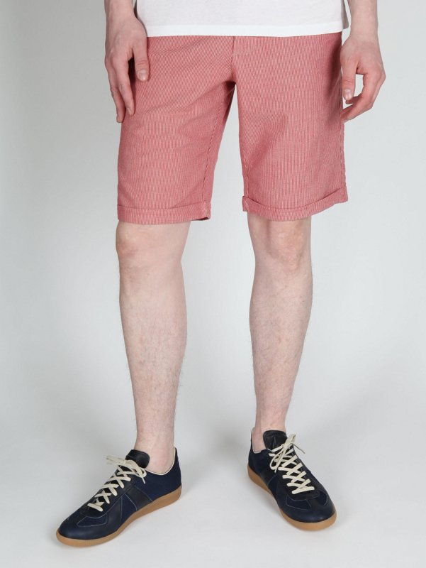 Woolrich Men's Striped Khaki Shorts