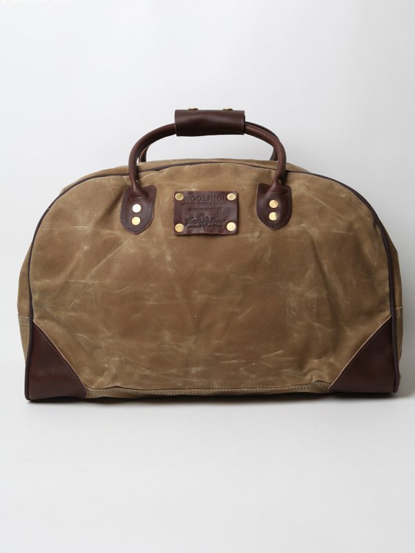 Woolrich Men's Oiled Canvas Duffle Bag