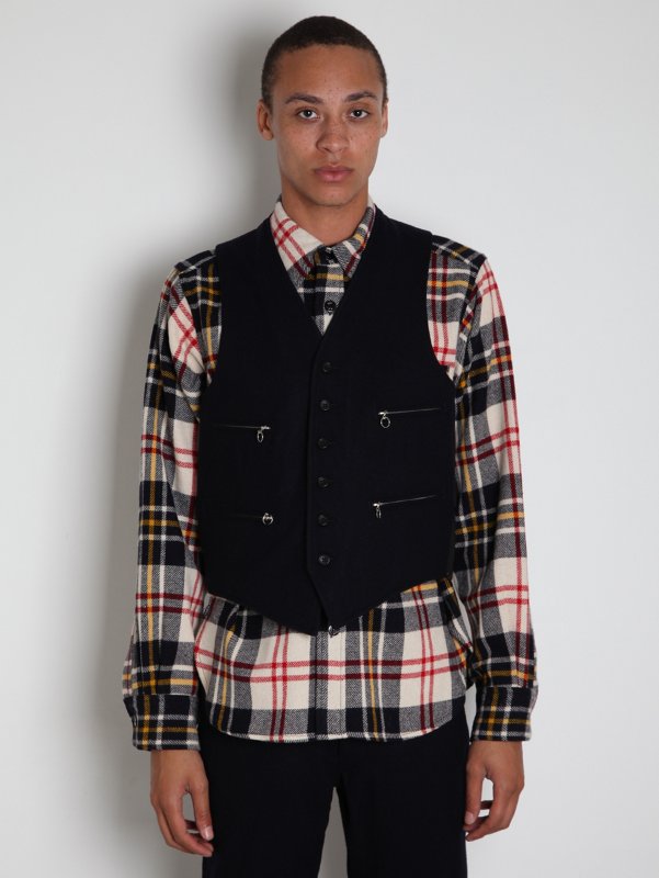 Woolrich Woolen Mills Men's Copper Zip Pocket Waistcoat