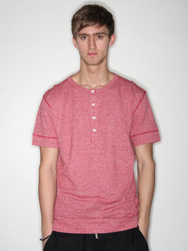 ymc Cotton Grandad T-Shirt``