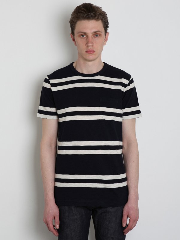 YMC Men's Stripe Pocket T-Shirt